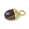 304 Stainless Steel Natural Tiger Eye Pendants LS-STAS-L277-07G-01-2