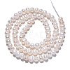 Natural Cultured Freshwater Pearl Beads Strands PEAR-N013-04C-3