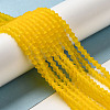 Imitate Austrian Crystal Frosted Glass Beads Strands EGLA-A039-T3mm-MD22-4