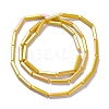 Electroplate Glass Beads Strands EGLA-Q128-11A-AB01-2
