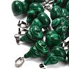 Synthetic Malachite Pendants G-B127-03P-07-1