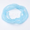 Baking Paint Transparent Glass Bead Strands X-GLAA-S031-4mm-21-2