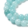 Natural Dyed White Jade Beads Strands G-M402-C03-11-3