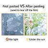 Waterproof PVC Colored Laser Stained Window Film Adhesive Stickers DIY-WH0256-041-8