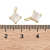 Brass Cat Eye Pendants KK-C251-09C-G01-3