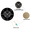 CREATCABIN 1Pc Chakra Gemstones Dowsing Pendulum Pendants FIND-CN0001-15L-3