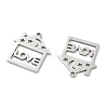 201 Stainless Steel Pendants STAS-F337-06P-2