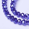 Electroplate Glass Beads Strands EGLA-A034-T2mm-A11-3