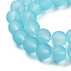 Baking Paint Transparent Glass Bead Strands X-GLAA-S031-10mm-21-3