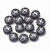 Opaque Acrylic Beads SACR-N002-02X-2