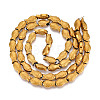 Electroplate Glass Beads Strands X1-EGLA-T025-03G-2