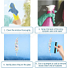 Waterproof PVC Laser No-Glue Stickers DIY-WH0304-221G-3