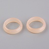 Resin Finger Rings RESI-WH0024-76J-1