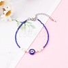 Glass Seed Beaded Bracelets BJEW-JB05967-02-4
