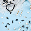 60Pcs 2 Colors Dyed Synthetic Turquoise Pendants FIND-BM0001-60C-4
