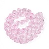 Electroplate Glass Beads Strands EGLA-N012-08I-2