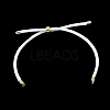3MM Adjustable Round Nylon Braided Cord Bracelet Making FB-CBAA152-04G-33-1