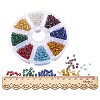 Mixed Style 6/0 Round Glass Seed Beads SEED-PH0006-4mm-13-4