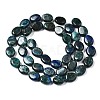 Natural Chrysocolla and Lapis Lazuli Beads Strands X-G-N330-031-2