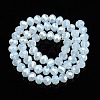 Electroplate Glass Beads Strands EGLA-A044-J8mm-A06-3