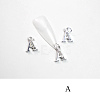 Alloy Rhinestone Cabochons MRMJ-T056-93P-A-1