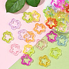 100Pcs Transparent Acrylic Pendants TACR-SP0001-33-3