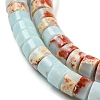 Synthetic Imperial Jasper Dyed Beads Strands G-D077-D01-02E-4