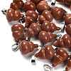 Synthetic Goldstone Pendants G-B127-03P-09-1
