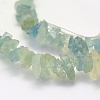Rough Raw Natural Aquamarine Beads Strands G-K202-33B-3