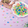 500Pcs Luminous PS Plastic Beads FIND-TA00009-13A-6