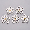 Glass Seed Beads Pendants FIND-R086-06A-1