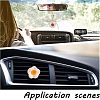 SUPERFINDINGS 2Pcs 2 Colors Gesso Car Air Vent Decorations AJEW-FH0002-51-5