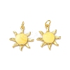 Brass Enamel Pendants FIND-I055-01G-02-1