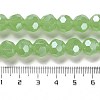 Electroplate Glass Beads Strands EGLA-A035-J10mm-A01-4