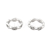 Brass Micro Pave Clear Cubic Zirconia Bead Frame KK-H495-03P-2