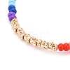 Glass Seed Beads Stretch Bracelets BJEW-JB06294-04-5