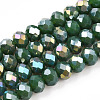 Electroplate Glass Beads Strands EGLA-A034-P4mm-B09-1