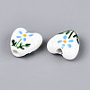 Handmade Porcelain Ceramic Beads PORC-T134-28C-3