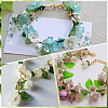 500Pcs 5 Colors Transparent Acrylic Charms TACR-SP0001-35-5