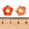 Gradient Color Transparent Acrylic Beads OACR-N137-49M-2