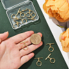 10 Sets Brass Toggle Clasps KK-BBC0021-07-3