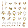 22Pcs 11 Style Alloy Stud Earrings FIND-TA0002-47-1