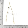 Brass Micro Pave Cubic Zirconia Big Pendants KK-C040-04G-3