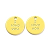 Alloy Spray Painted Charms PALLOY-B005-02H-1