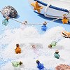 10Pcs 5 Colors Mini High Borosilicate Glass Bottle Bead Containers GLAA-FS0001-70-9