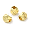 Rack Plating Brass Micro Pave Cubic Zirconia European Beads KK-F854-02G-04-3