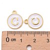Golden Plated Alloy Charms LS-ENAM-S118-01C-3