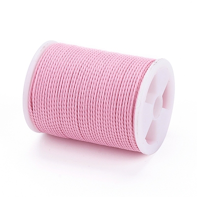 Round Waxed Polyester Cord YC-G006-01-1.0mm-05-1