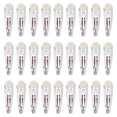 70Pcs Alloy Snap Hair Clip Finding AJEW-SC0003-36-1