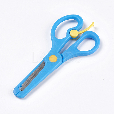 Stainless Steel and ABS Plastic Scissors TOOL-WH0100-03C-1